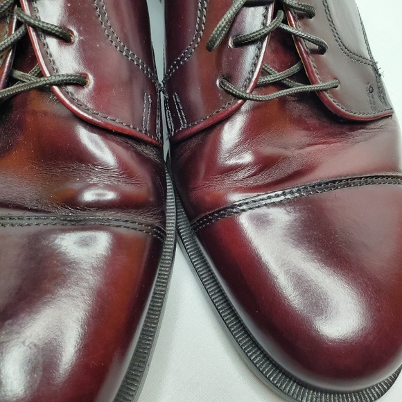 COLE HAAN USA burgundy  leather drees shoes sz9D - Picture 3 of 8